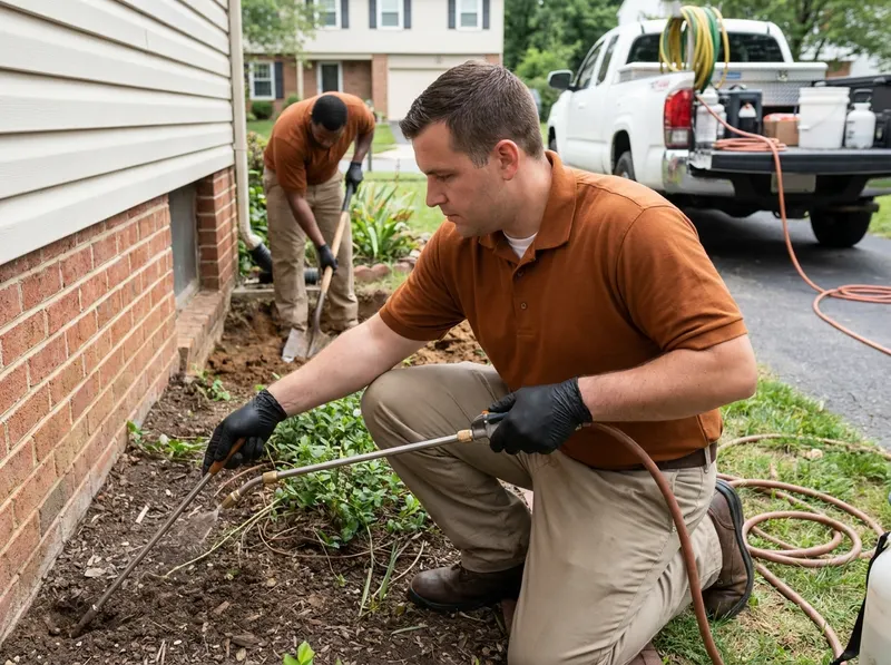 Termite Inspection & Liquid Soil Treatment in Laurel, MD